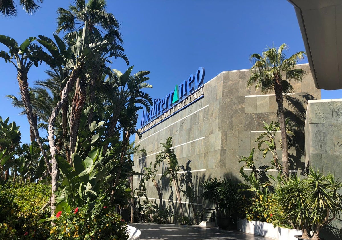 Vista del Centro Comercial Mediterráneo de Almería capital.