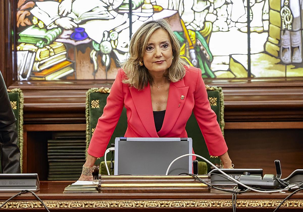 La exalcaldesa de Pamplona Cristina Ibarrola (UPN).