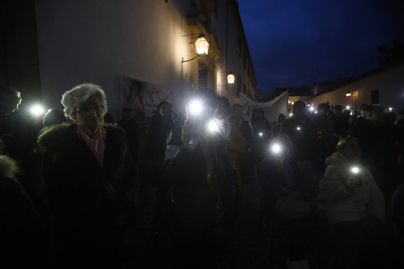 Fotos: luz en defensa de los más inocentes en Córdoba