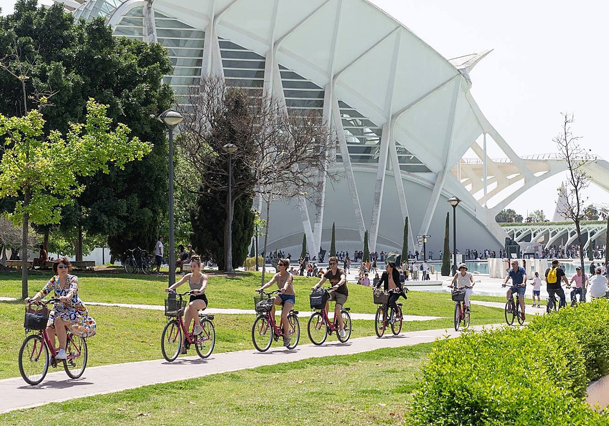 Imagen de archivo del Jardín del Turia de Valencia