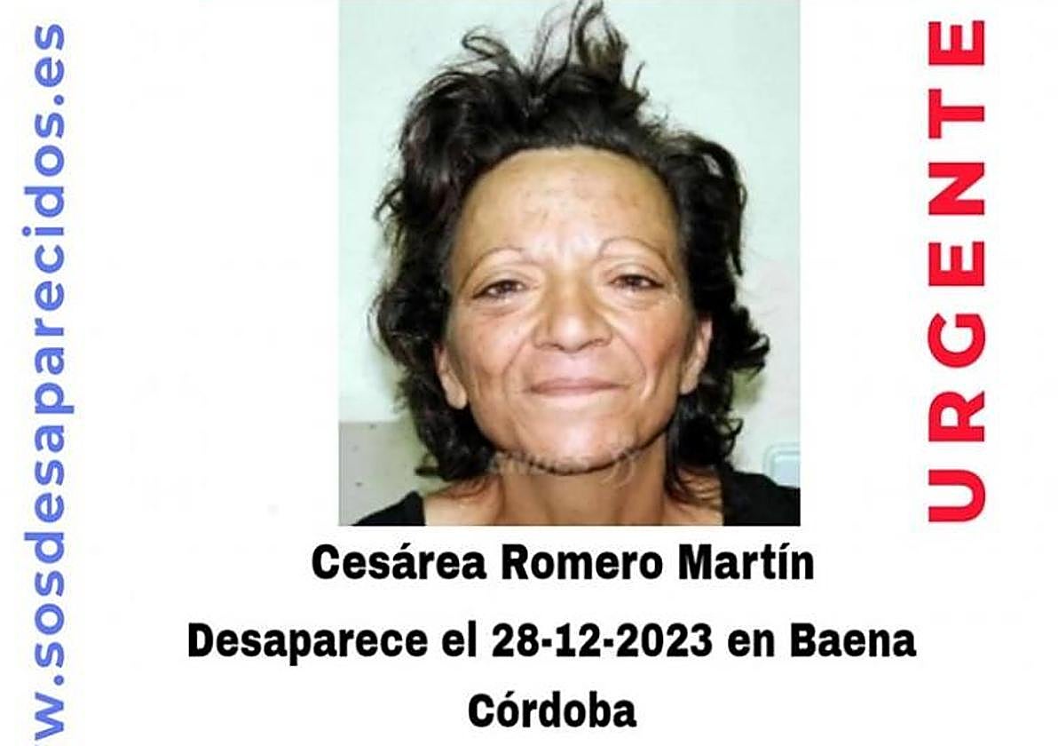Buscan a una mujer desaparecida en Baena desde el pasado jueves