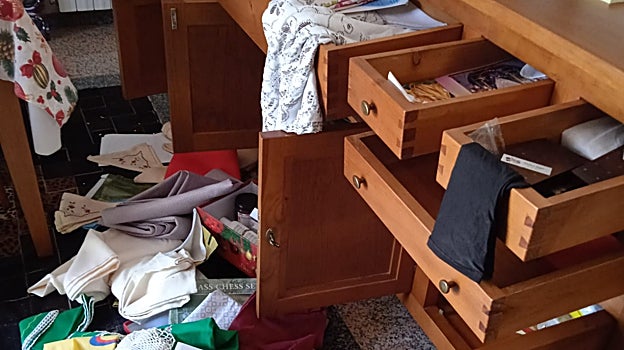 Estado de otra habitación de la vivienda de Juani