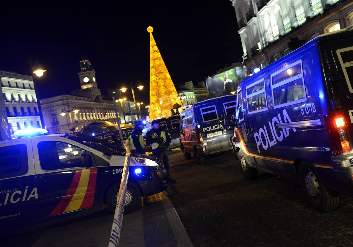 Nochevieja en la Puerta del Sol de Madrid