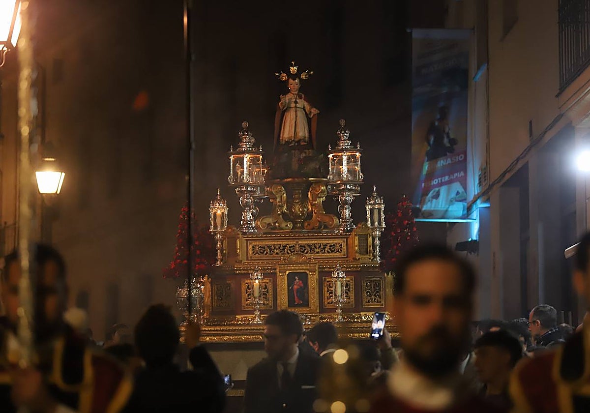 El Niño Jesús de la Compañía, el martes, en su procesión