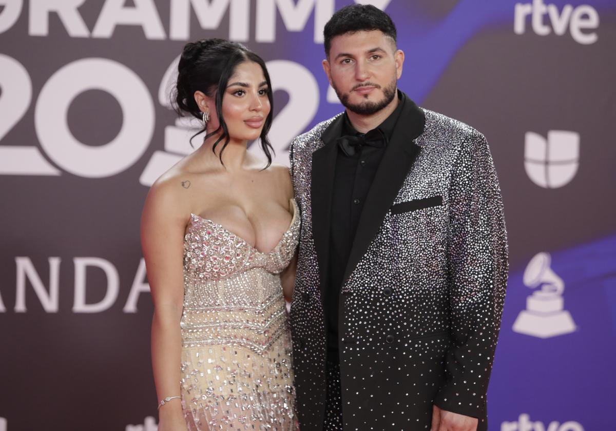 Omar Montes, en la gala de los Grammy Latinos, celebrada en Sevilla el pasado año