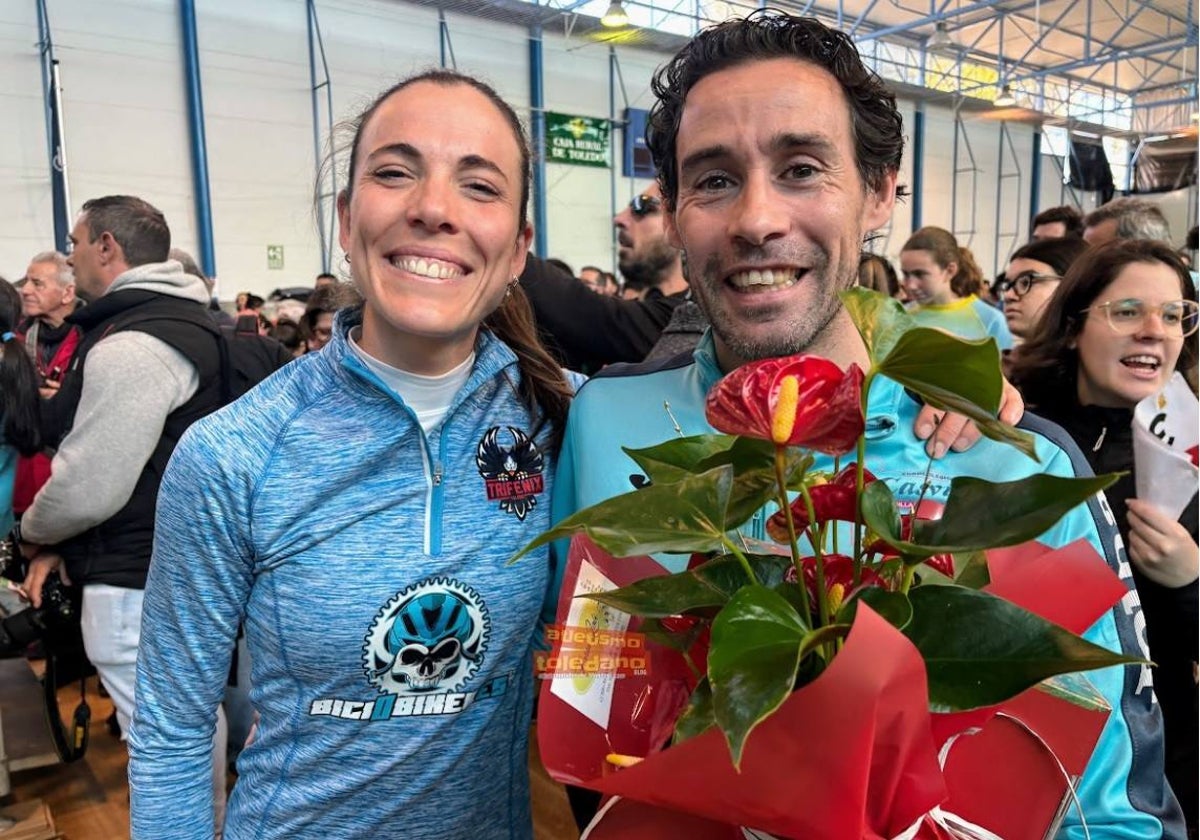 María Varo y Antonio Cerezo, ganadores en la quinta edición de la Carrera del Roscón de Cobisa