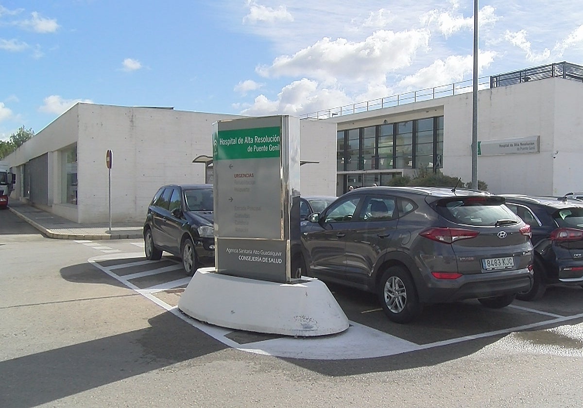 Acceso al Hospital de Puente Genil