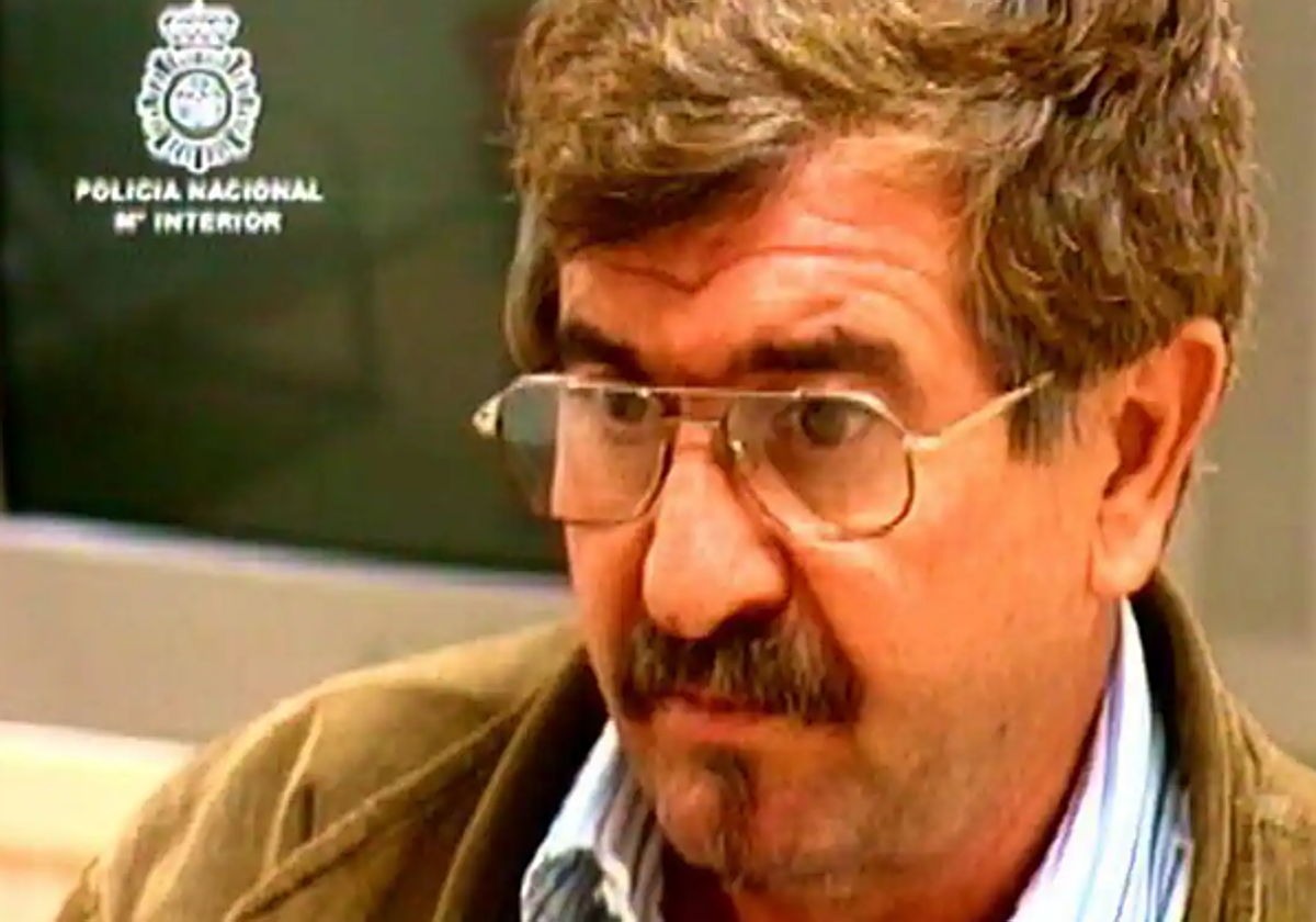 José Manuel Inciarte, cuando fue detenido en 2009