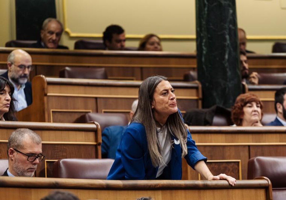 La portavoz de Junts en el Congreso, Miriam Nogueras