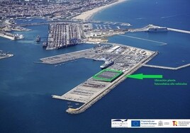 En marcha la construcción de la tercera planta solar del puerto de Valencia