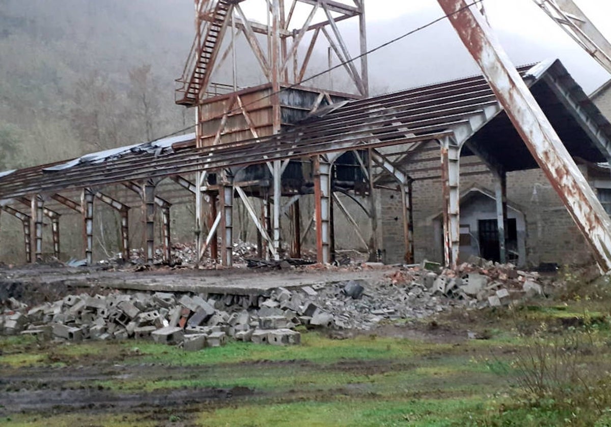 Obras de rehabilitación del 'Pozo María'