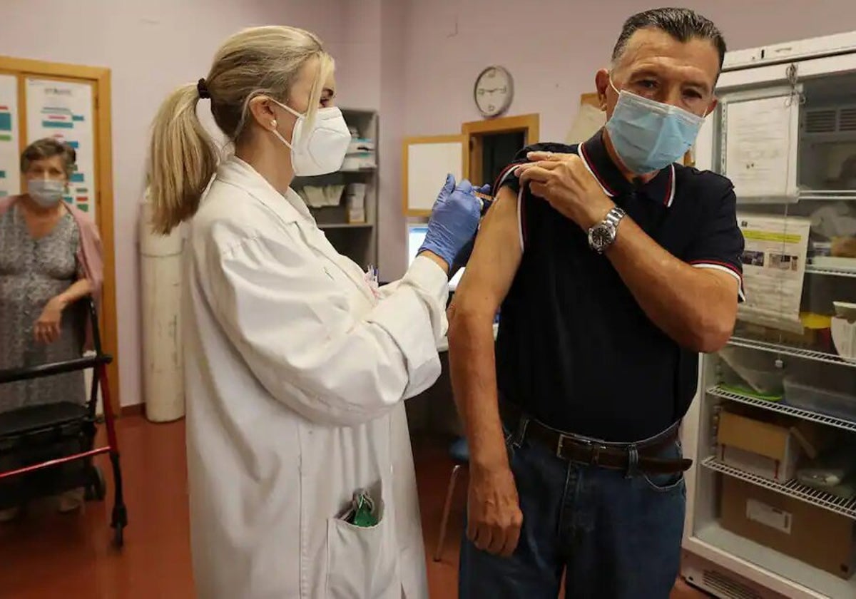 Vacunación frente a la gripe en un centro de salud de Andalucía