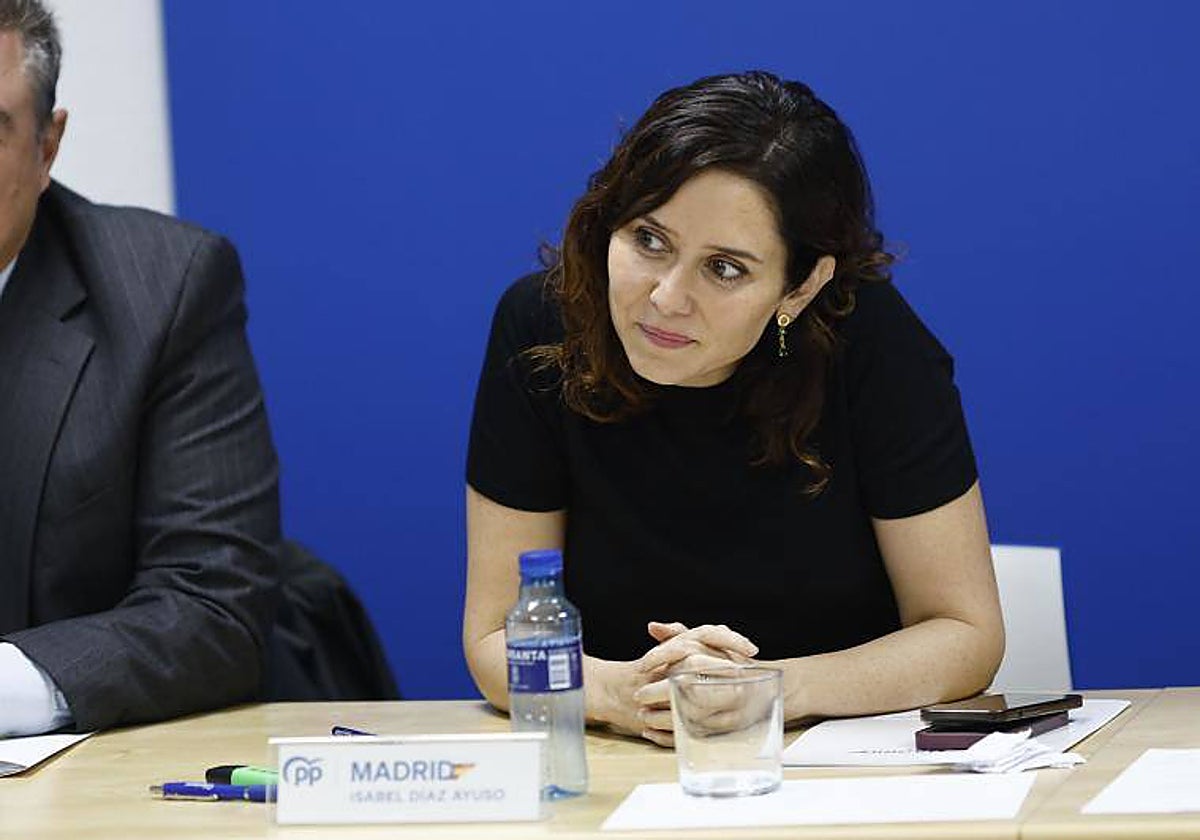 Isabel Díaz Ayuso, en una imagen de este lunes