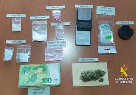 Detenida una mujer en Hellín, sorprendida con varias drogas en su equipaje