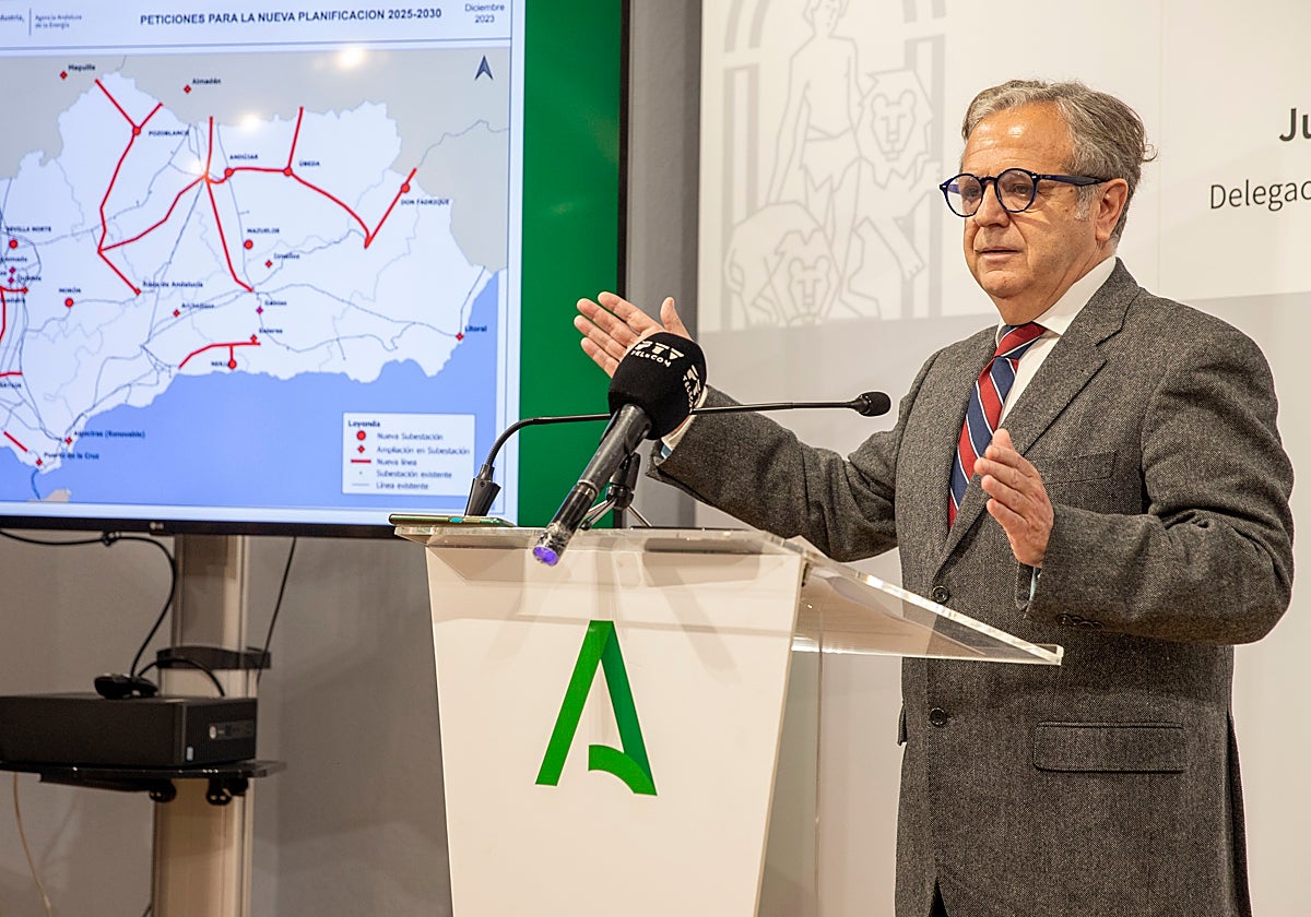 El pressidente de la Diputación de Córdoba, Salvador Fuentes, este martes en San Felipe