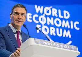 Sánchez lanza una advertencia distópica en Davos sobre el cambio climático, la IA y el declive democrático