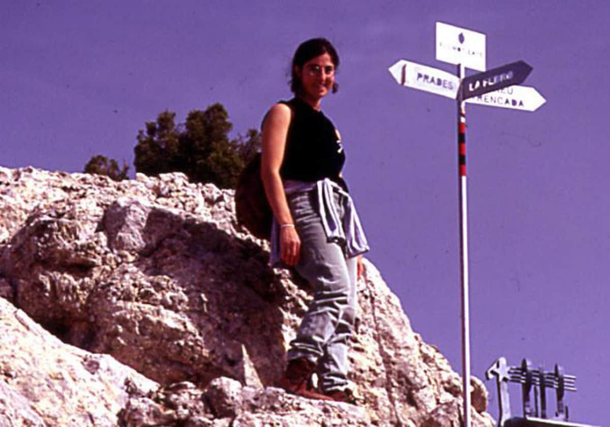 Helena, durante una excursión