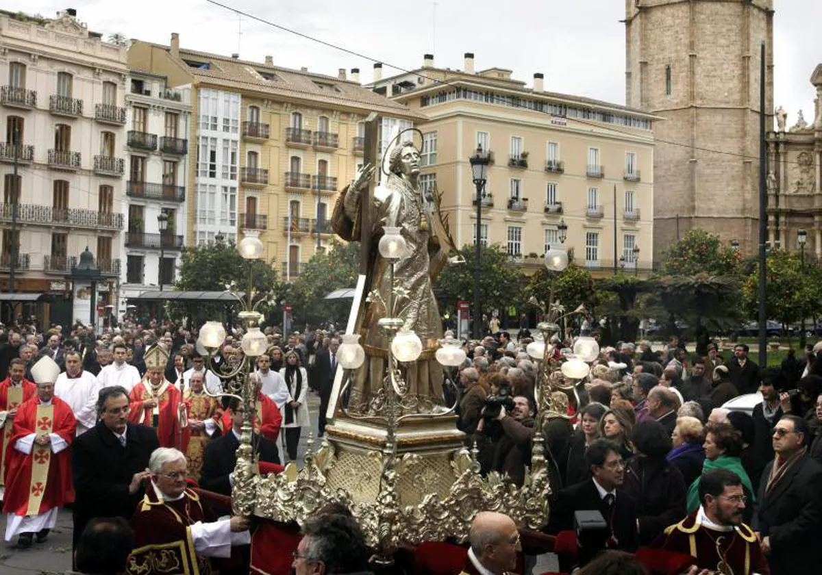 Imagen de archivo de la procesión en honor a San Vicente Mártir