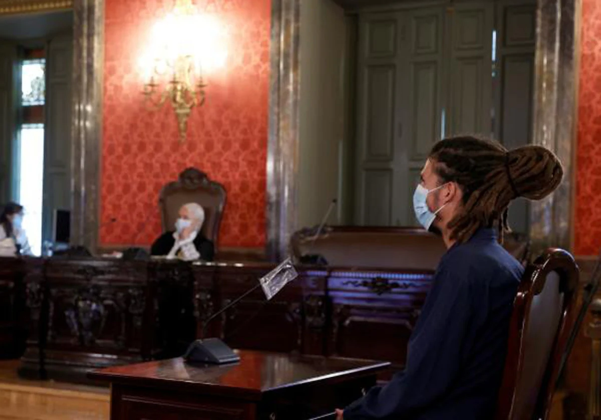 El exdiputado Alberto Rodríguez, durante el juicio en el Tribunal Supremo