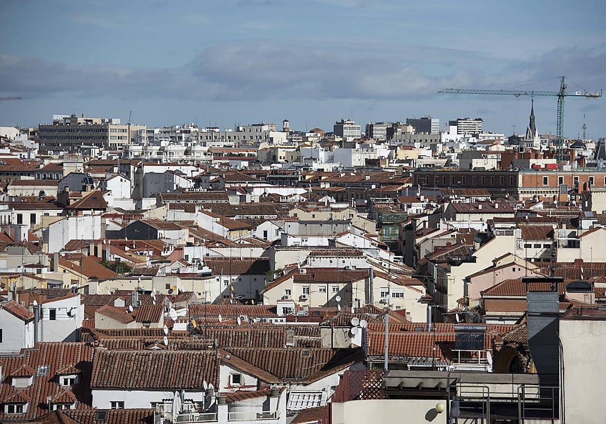 Vista aérea de la capital