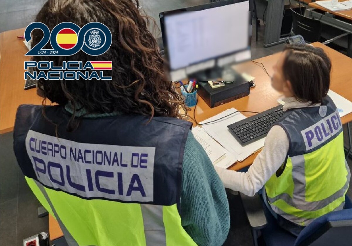 Imagen de archivo de investigadores de la Policía Nacional