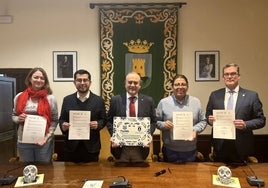 Talavera y el municipio mexicano de Puebla suscriben un convenio para apoyar y promocionar sus cerámicas