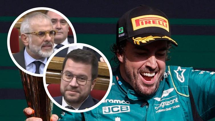 Fernando Alonso se cuela en el Parlament de Cataluña: «Queremos que la 33 se produzca en Montmeló»