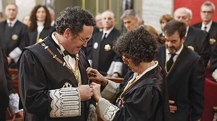 El fiscal general del Estado, Álvaro García Ortiz, durante su toma de posesión