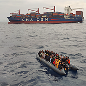 Marruecos intercepta un cayuco con 57 personas rumbo a Canarias