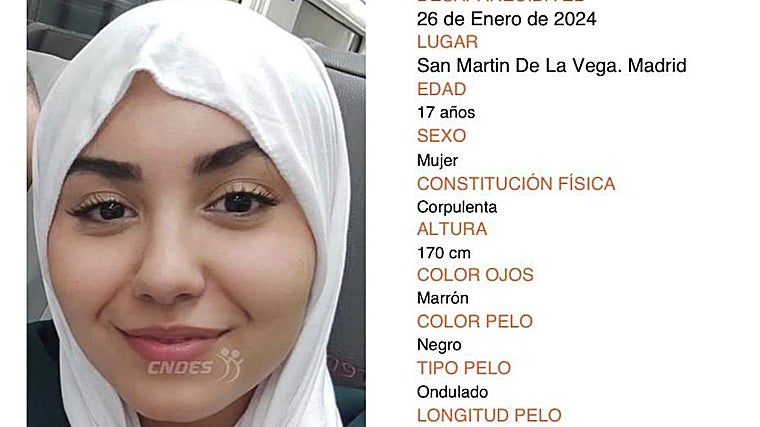 Meriem El Haouat Nadi, en la imagen difundida por el Ministerio del Interior