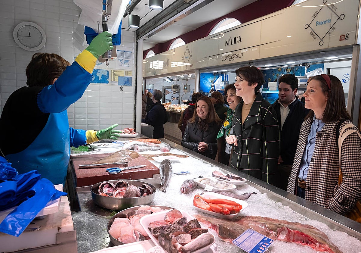 La portavoz nacional y candidata a la Presidencia de la Xunta, Ana Pontón, este sábado en Lugo