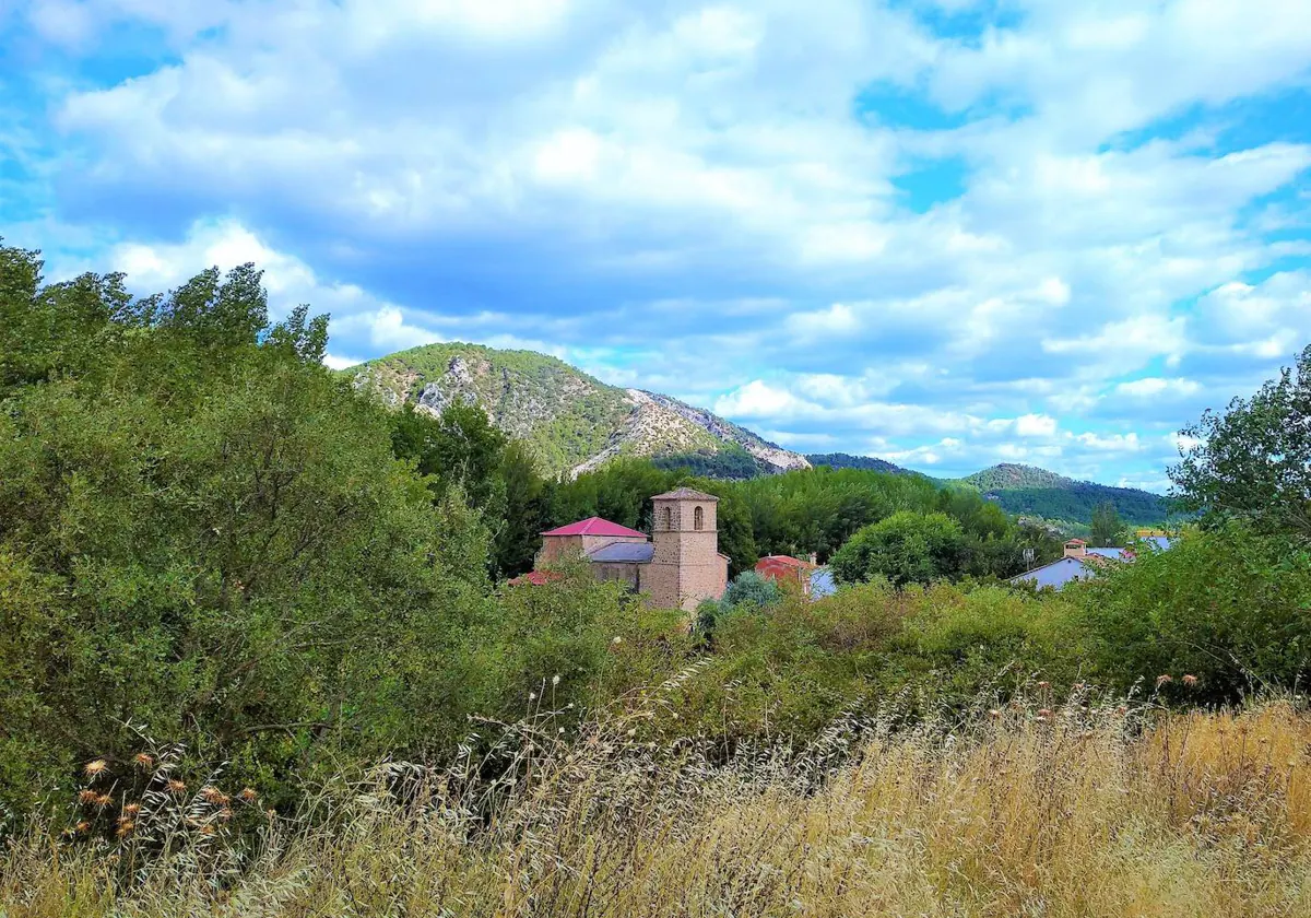 Vista de la localidad de Vindel, en la Serranía de Cuenca