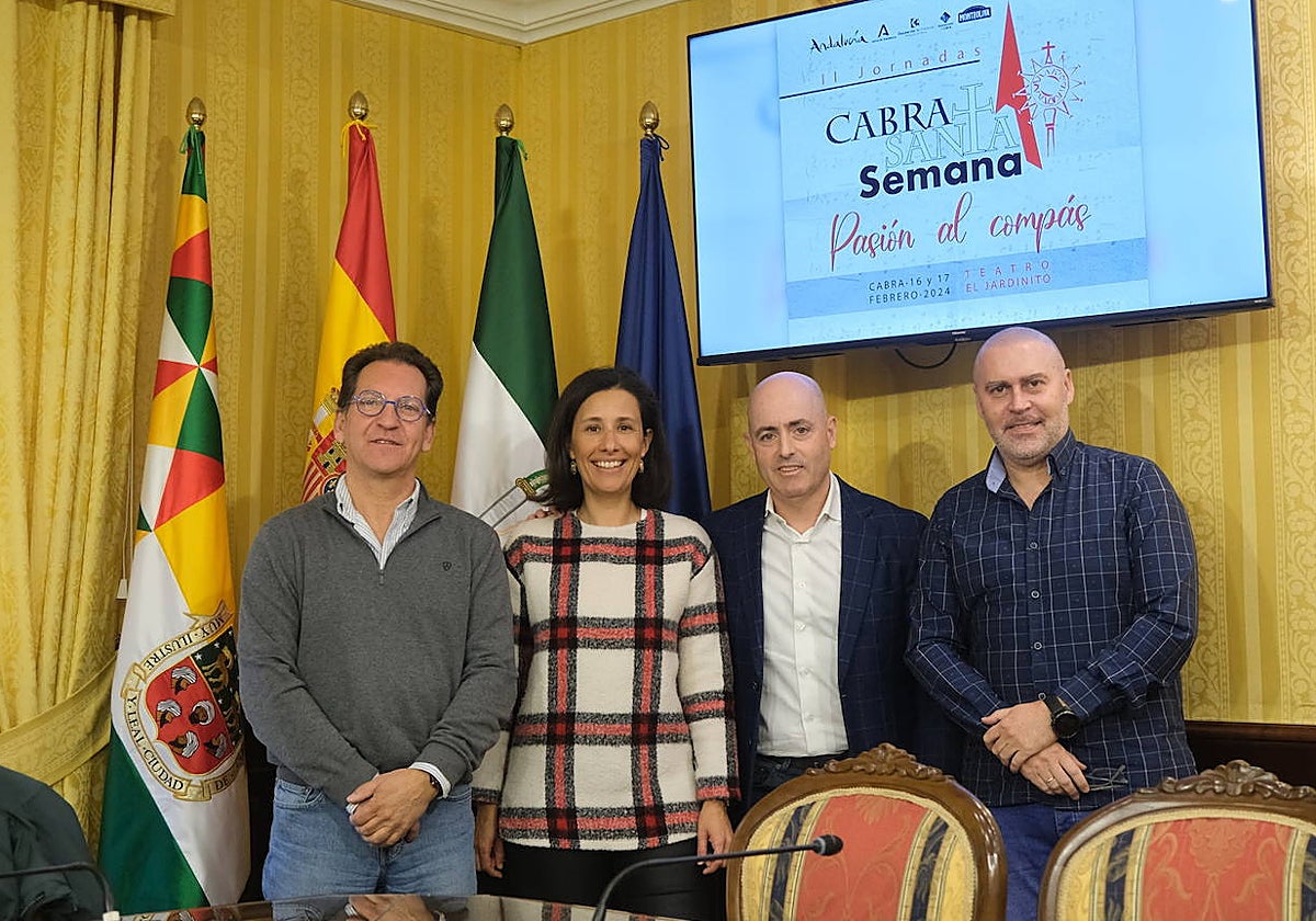 Presentación de las jornadas en el Ayuntamiento de Cabra