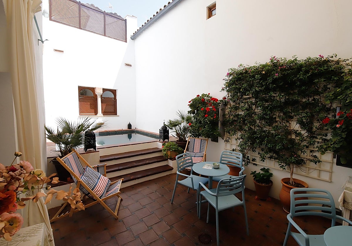 Patio de un apartamento turístico