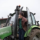 Pontón aprovecha su visita a una granja y anuncia un plan de comidas de origen rural