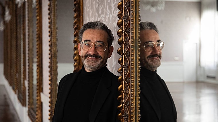 Enric Martínez-Castignani, durante la entrevista con ABC