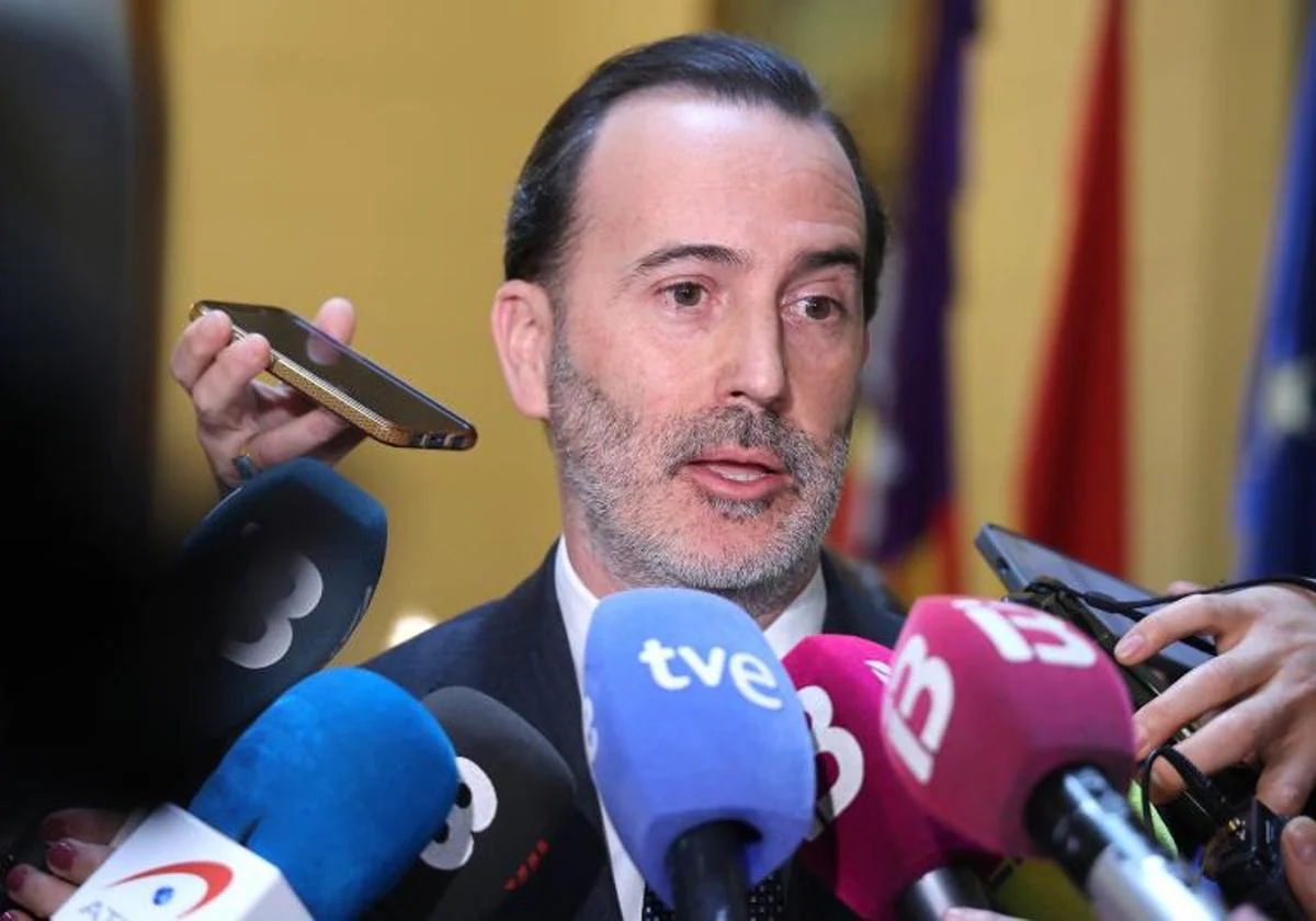 El aún presidente del Parlamento balear, Gabriel Le Senne