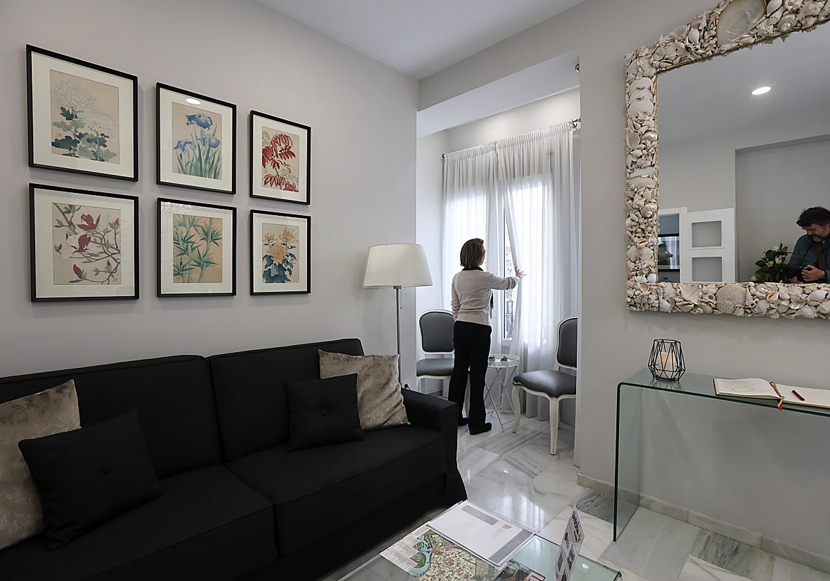 Preparativos en un piso turístico