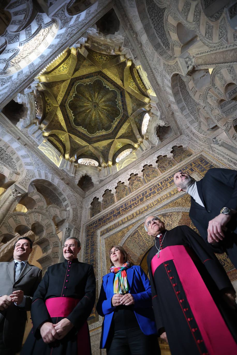 Fotos: el inicio de la restauración de la maqsura de la Mezquita-Catedral de Córdoba