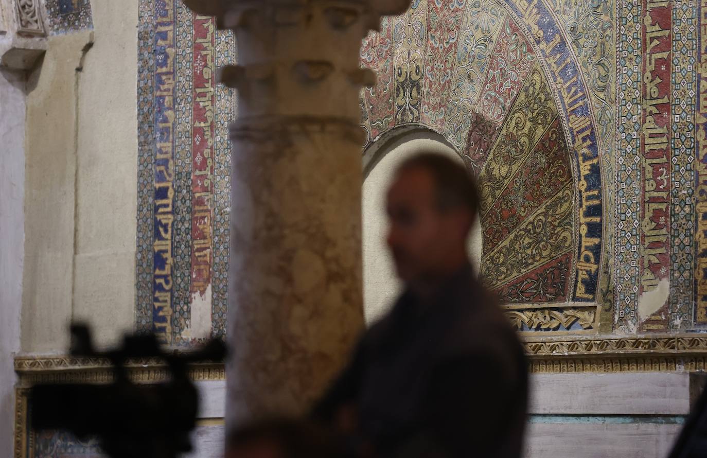 Fotos: el inicio de la restauración de la maqsura de la Mezquita-Catedral de Córdoba