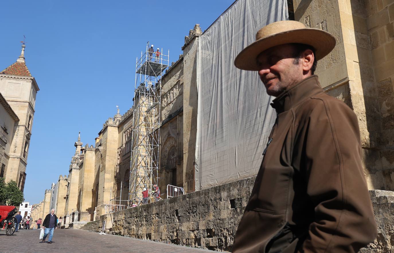 Fotos: el inicio de la restauración de la maqsura de la Mezquita-Catedral de Córdoba