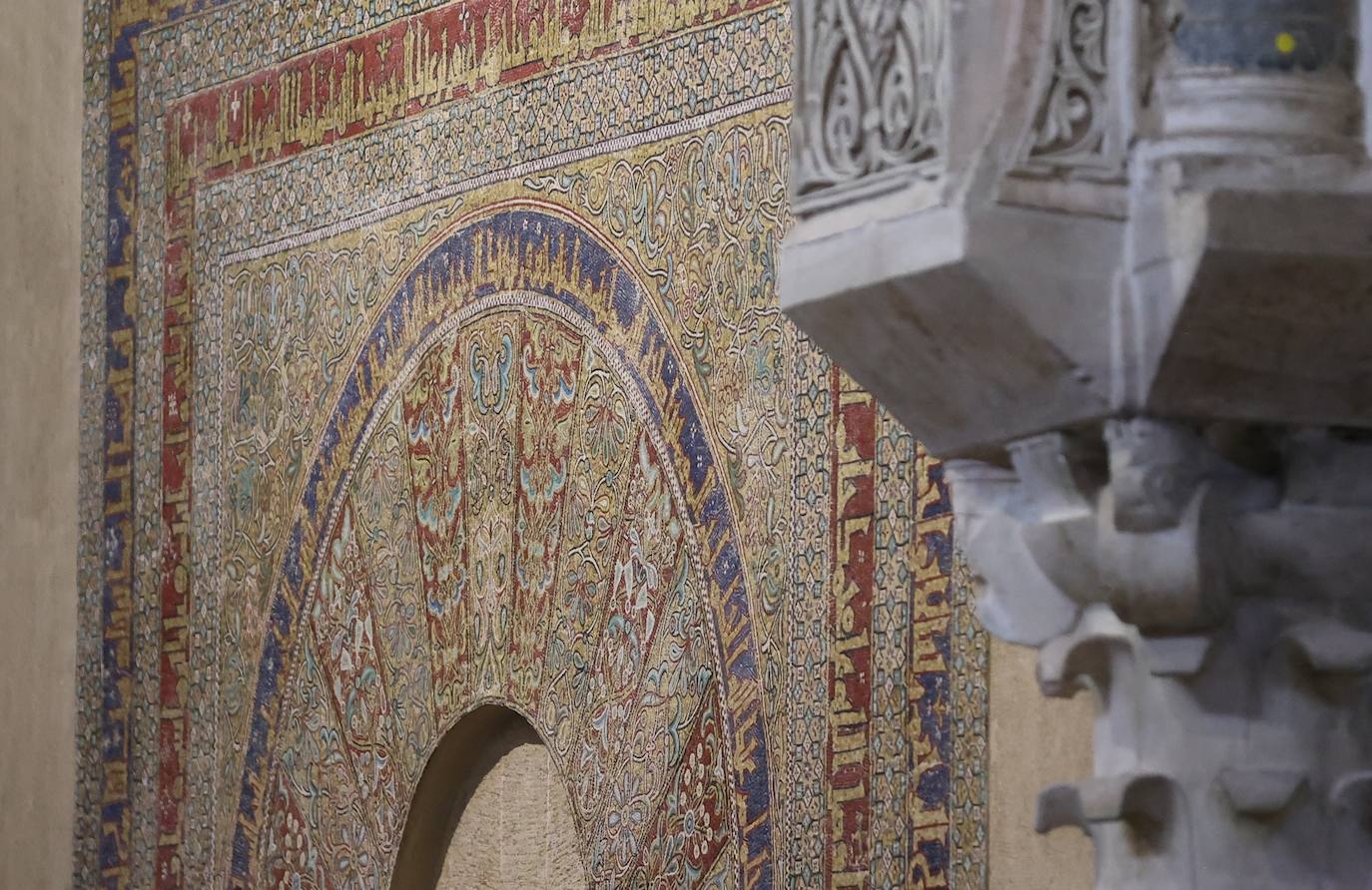 Fotos: el inicio de la restauración de la maqsura de la Mezquita-Catedral de Córdoba