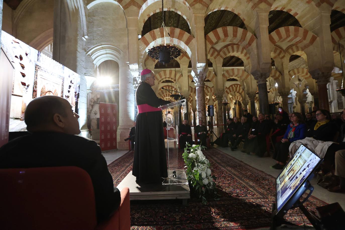 Fotos: el inicio de la restauración de la maqsura de la Mezquita-Catedral de Córdoba