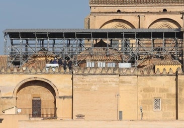 Fotos: el inicio de la restauración de la maqsura de la Mezquita-Catedral de Córdoba