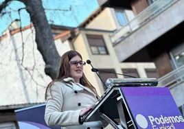 Podemos proclama a su candidata en el País Vasco y lanza su campaña en solitario al margen de Sumar