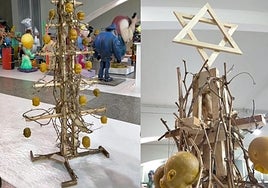 Polémica por un ninot de Fallas sobre la guerra en Gaza con cabezas de bebés muertos