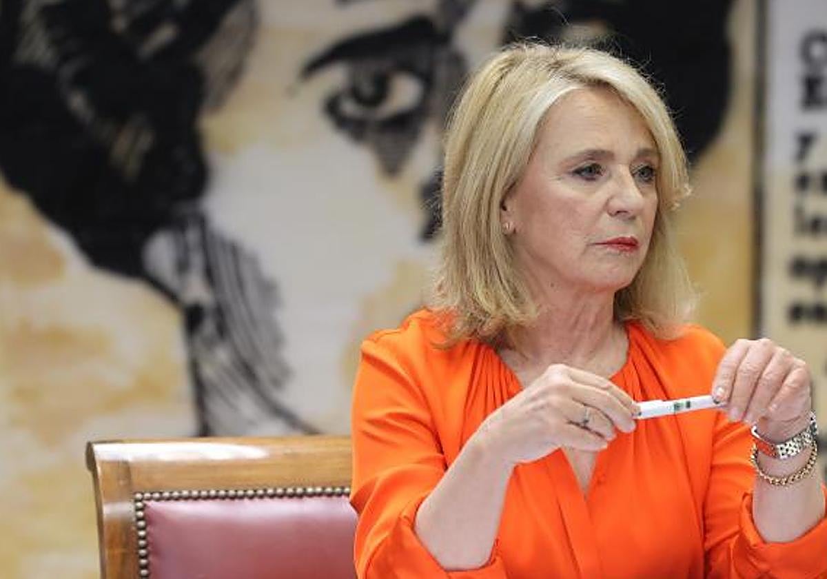 La presidenta interina de RTVE, Elena Sánchez