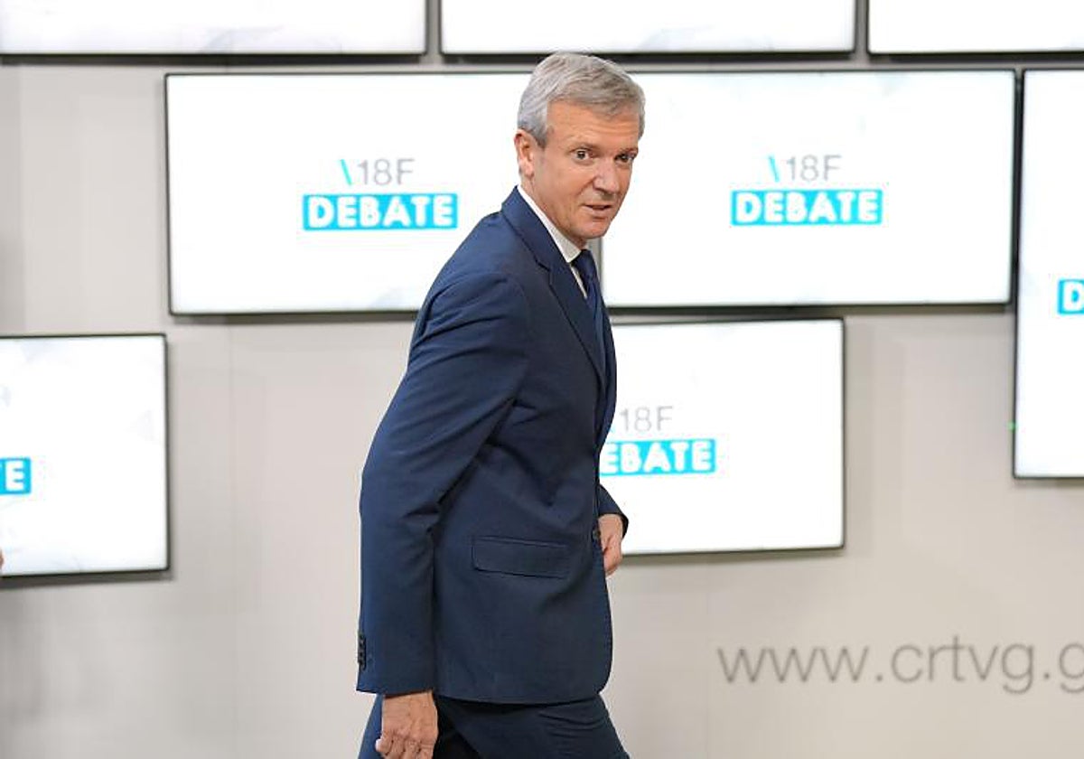 Alfonso Rueda, presidente de la Xunta de Galicia