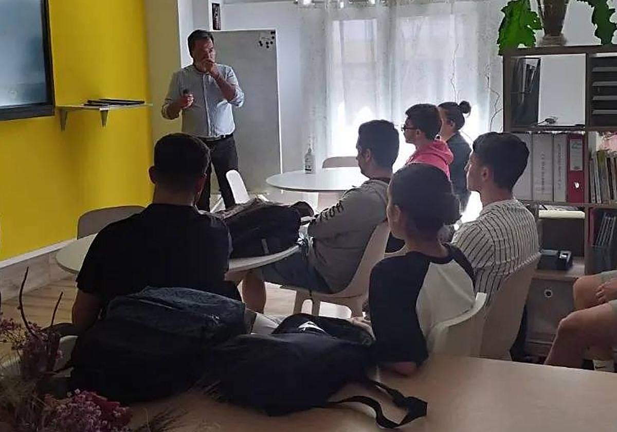 Imagen de una clase en el IES Galileo Galilei