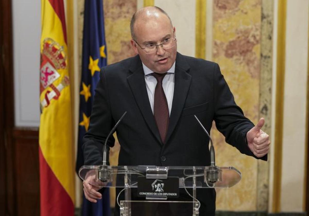 El portavoz del PP en el Congreso, Miguel Tellado